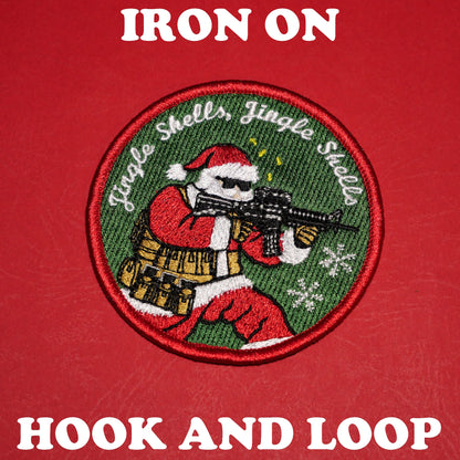 "Jingle Shells" • Funny Gun Christmas Patch